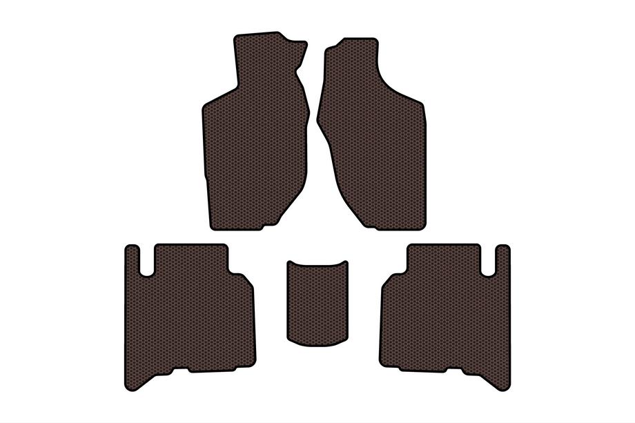 Opel Frontera 1998-2003 Gummimatten Carsuit (5-türig, braun) Image