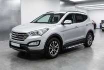 Hyundai Santa Fe 3 2012-2018 Seitenschweller Sunrise (2 Stk., Aluminium) Foto 1