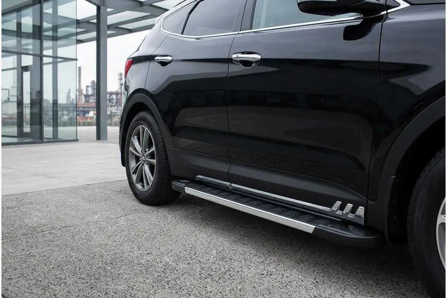 Hyundai Santa Fe 3 2012-2018 Seitenschweller RedLine V1 (2 Stk., Aluminium) Image