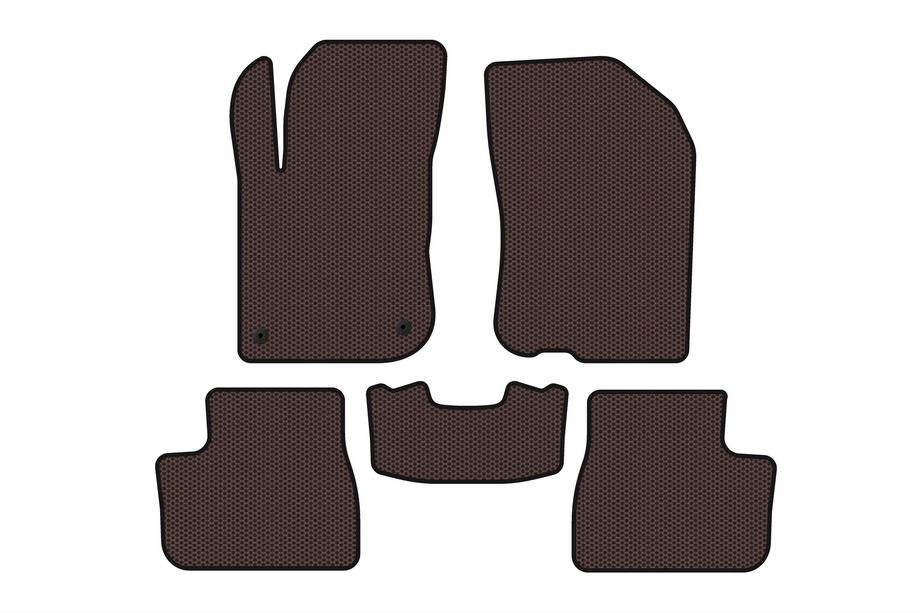 Peugeot 208 2012-2019 Gummimatten Carsuit (Braun) Image