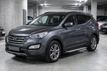 Hyundai Santa Fe 3 2012-2018 Seitenschweller Line (2 Stk., Aluminium) Foto 1