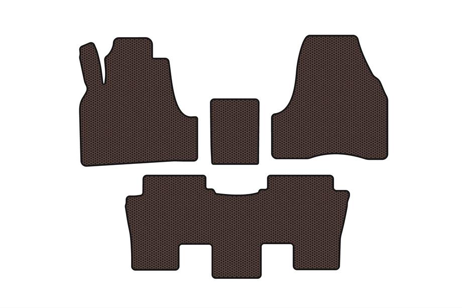 Peugeot 807 2002-2014 Gummimatten Carsuit (Braun) Image