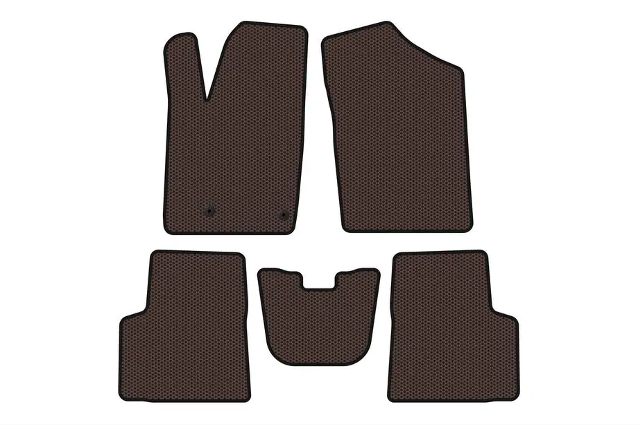 Peugeot Partner 1996-2008 Gummimatten Carsuit (Braun) Image