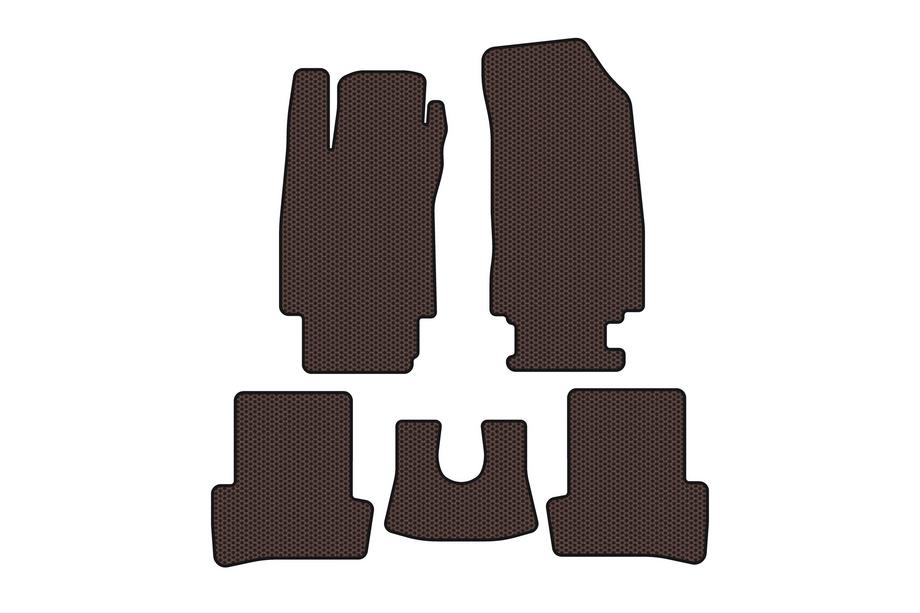 Renault Clio III 2005-2012 Gummimatten Carsuit (Braun) Image