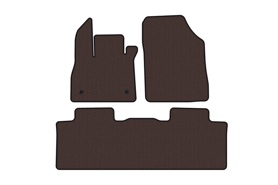 Renault Espace 2014- Gummimatten Carsuit (5-Sitzer, braun) Image