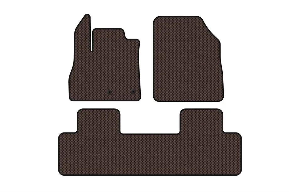 Renault Scenic/Grand 2016–2025 Gummimatten Carsuit (5-Sitzer, braun) Image