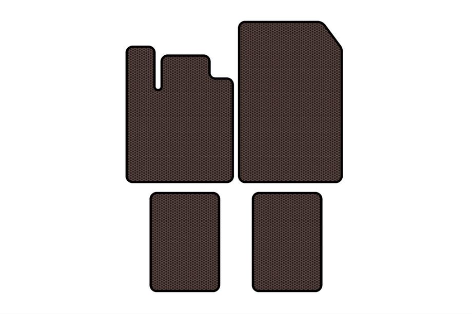 Renault Twingo 2007-2014 Gummimatten Carsuit (Braun) Image