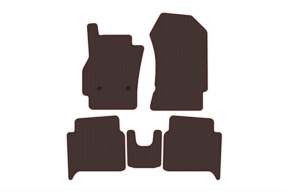 Renault Zoe 2012-2019 Gummimatten Carsuit (HB, braun) Image