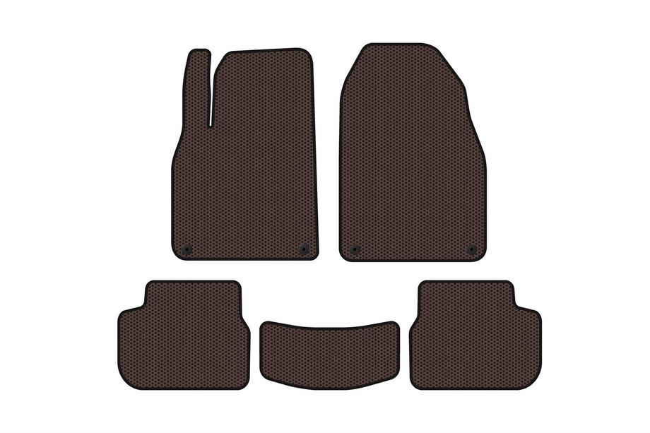Saab 9-3 2002-2014 Gummimatten Carsuit (Braun) Image