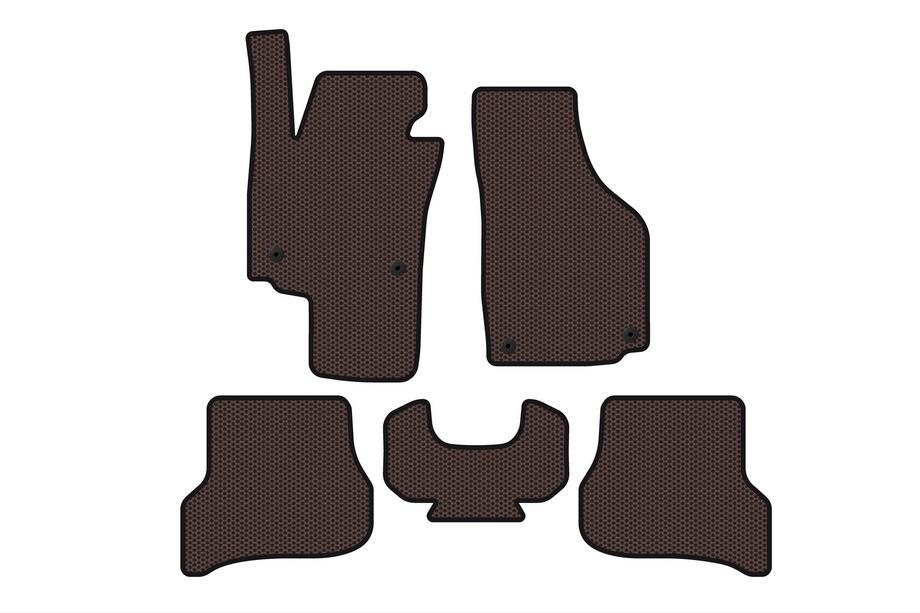 Seat Altea 2004-2015 Gummimatten Carsuit (Braun) Image