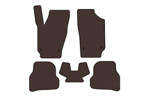Seat Ibiza 2010-2017 Gummimatten Carsuit (2010-2012, HB, 5-türig, braun) Foto 1