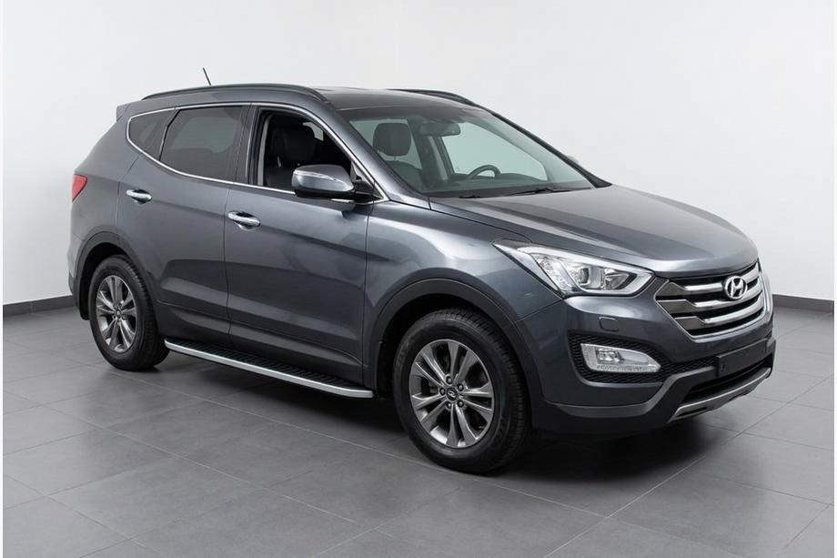 Hyundai Santa Fe 3 2012-2018 Seitenschweller Tayga Grey (2 Stk., Aluminium) Image