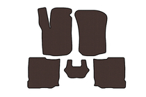 Seat Leon 1999-2005 Gummimatten Carsuit (HB, 5-türig, braun) Foto 1