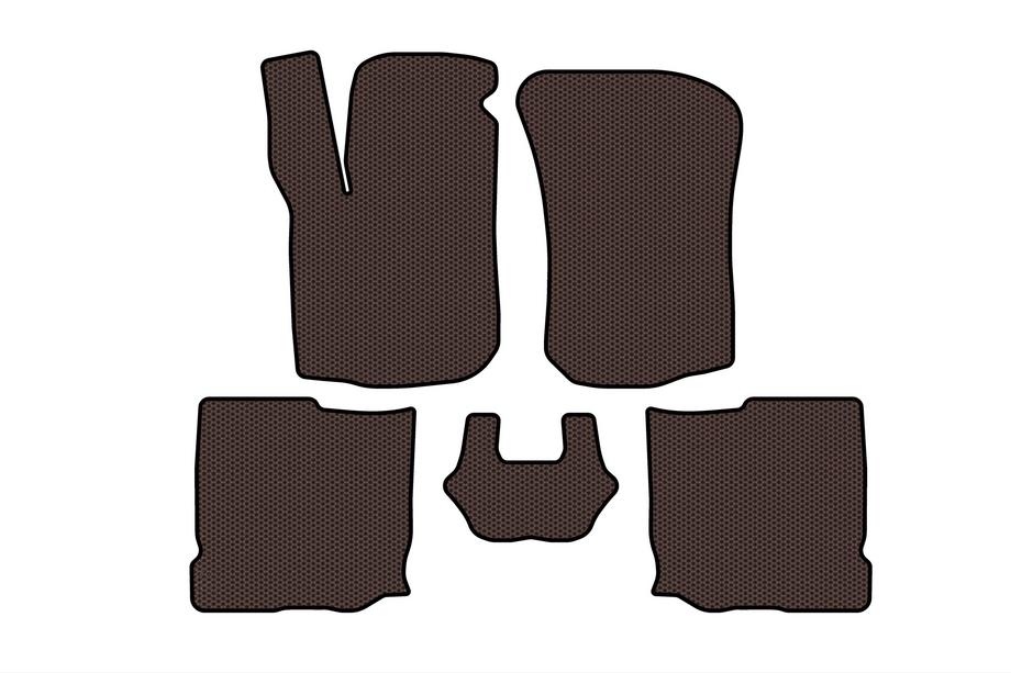 Seat Leon 1999-2005 Gummimatten Carsuit (HB, 5-türig, braun) Image