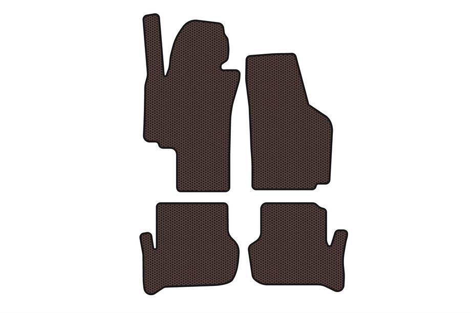 Seat Toledo 2005-2012 Gummimatten Carsuit (Braun) Foto 1