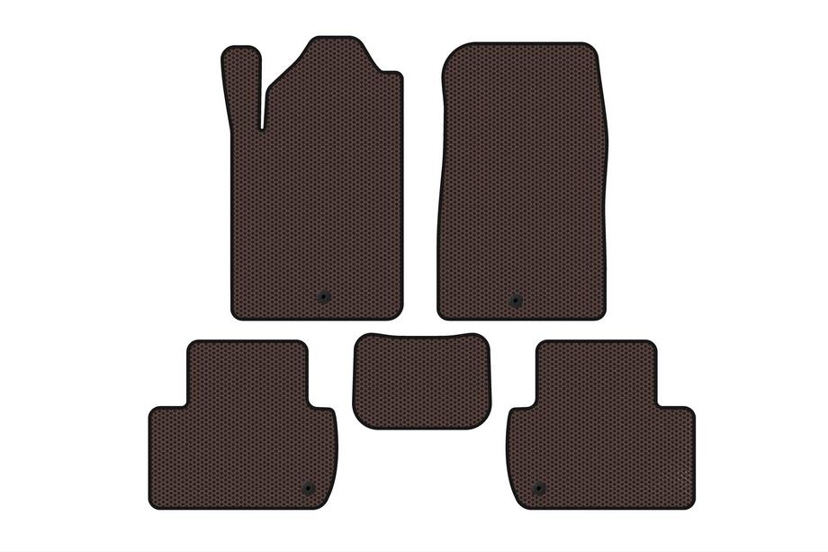 SsangYong Rexton I 2001-2017 Gummimatten Carsuit (Braun) Image