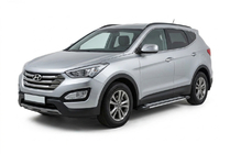Hyundai Santa Fe 3 2012-2018 Trittbretter Rainbow (2 Stk., Aluminium) Foto 1