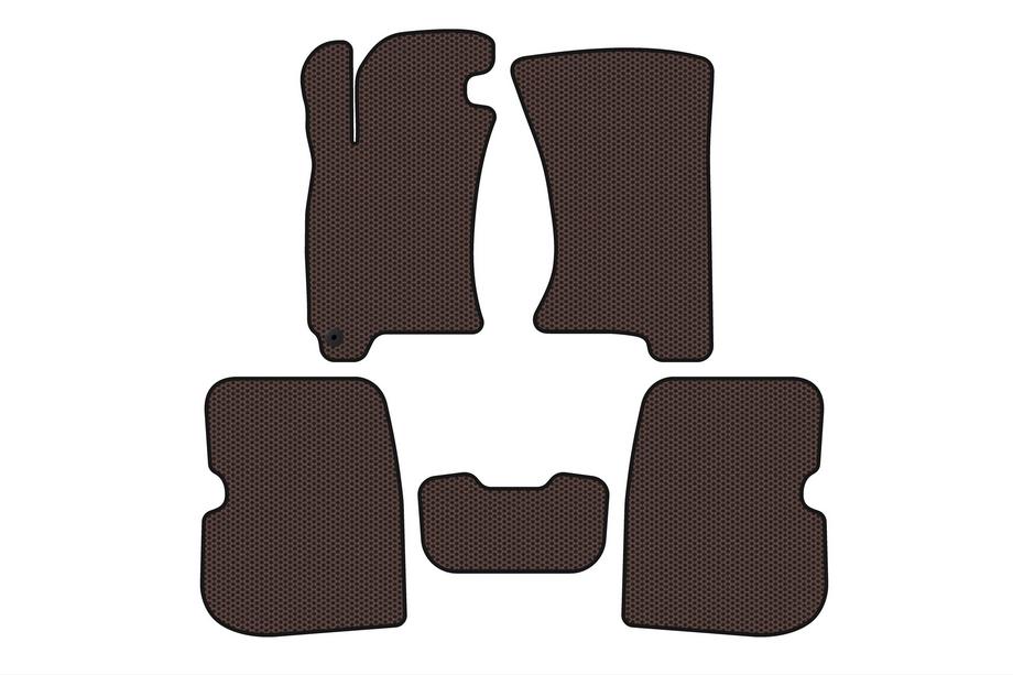Subaru Forester 1997-2002 Gummimatten Carsuit (Braun) Image