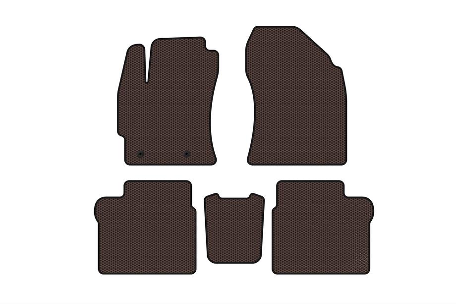 Toyota Corolla 2013-2019 Gummimatten Carsuit (2016-2019, SD, braun) Image