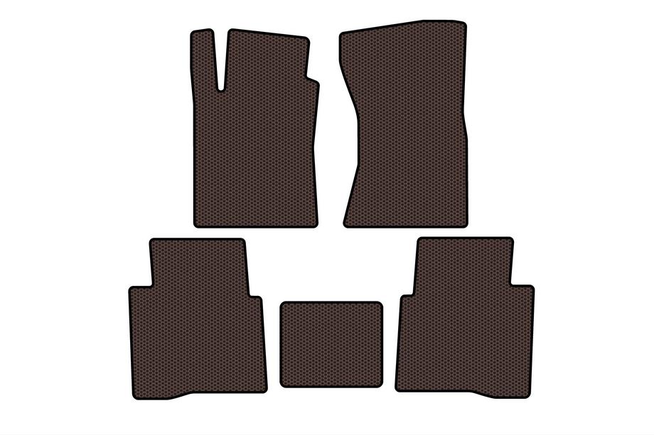 Toyota Fortuner 2006-2015 Gummimatten Carsuit (Braun) Image