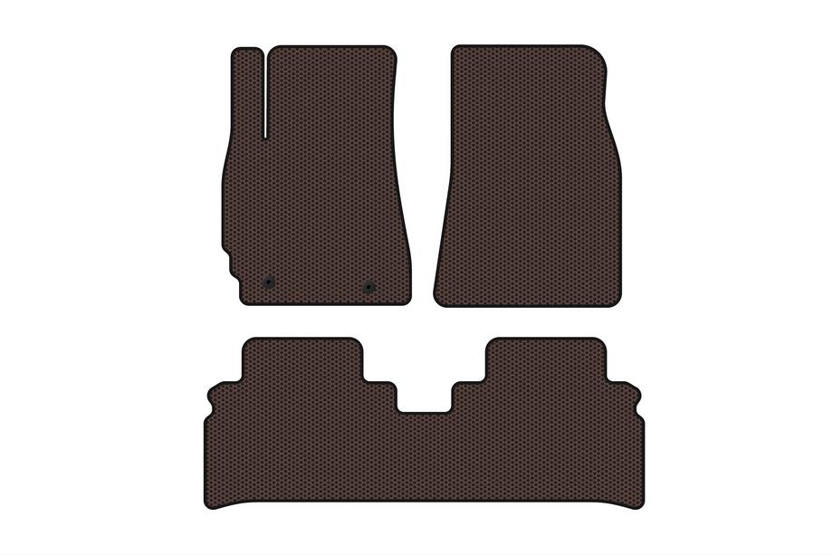 Toyota Highlander 2000-2008 Gummimatten Carsuit (Braun) Image