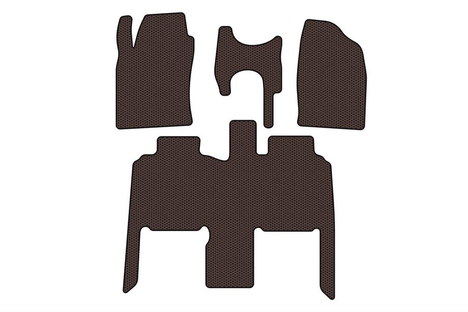 Toyota Previa 2000-2006 Gummimatten Carsuit (Braun) Image