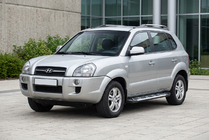 Hyundai Tucson JM 2004- Seitenschweller Sunrise (2 Stk., Aluminium) Foto 1