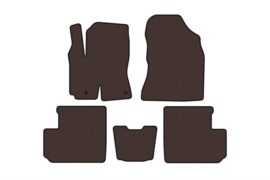 Toyota Rav 4 2001-2005 Gummimatten Carsuit (Braun) Image
