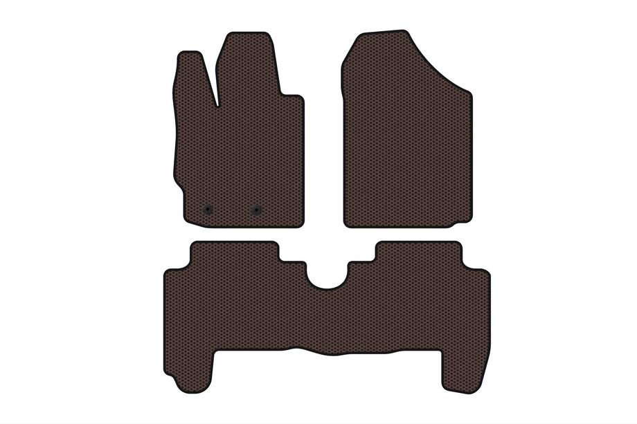 Toyota Yaris 2006-2011 Gummimatten Carsuit (HB, 5-türig, braun) Foto 1