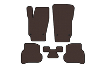 Volkswagen Polo 2010-2017 Gummimatten Carsuit (HB, 3/5-türig, braun) Foto 1