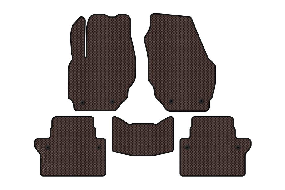 Volvo S80 2006-2016 Gummimatten Carsuit (Braun) Image