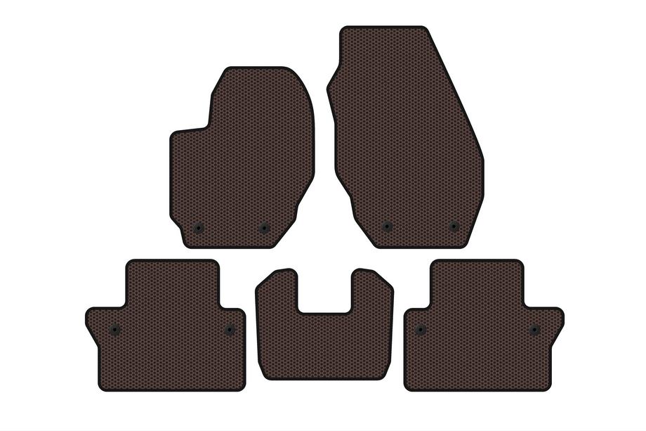 Volvo V70 2007-2013 Gummimatten Carsuit (Braun) Image