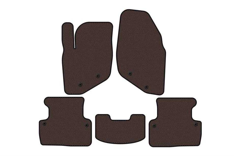 Volvo V70 2000-2007 Gummimatten Carsuit (Braun) Image