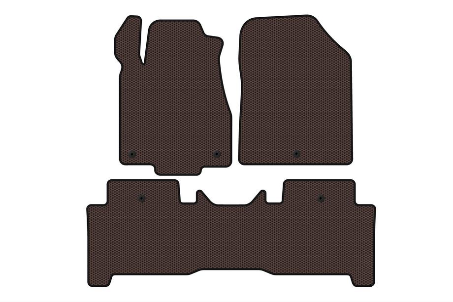 Acura MDX 2007-2013 Gummimatten Carsuit (2 Reihen, braun) Image