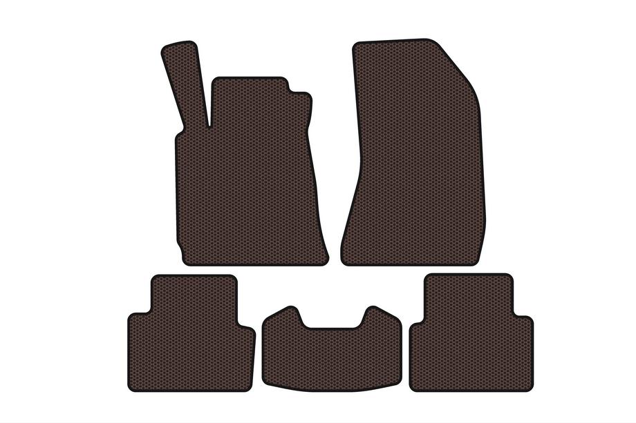 Alfa Romeo 159 2005–2011 Gummimatten Carsuit V-1 (Braun) Image