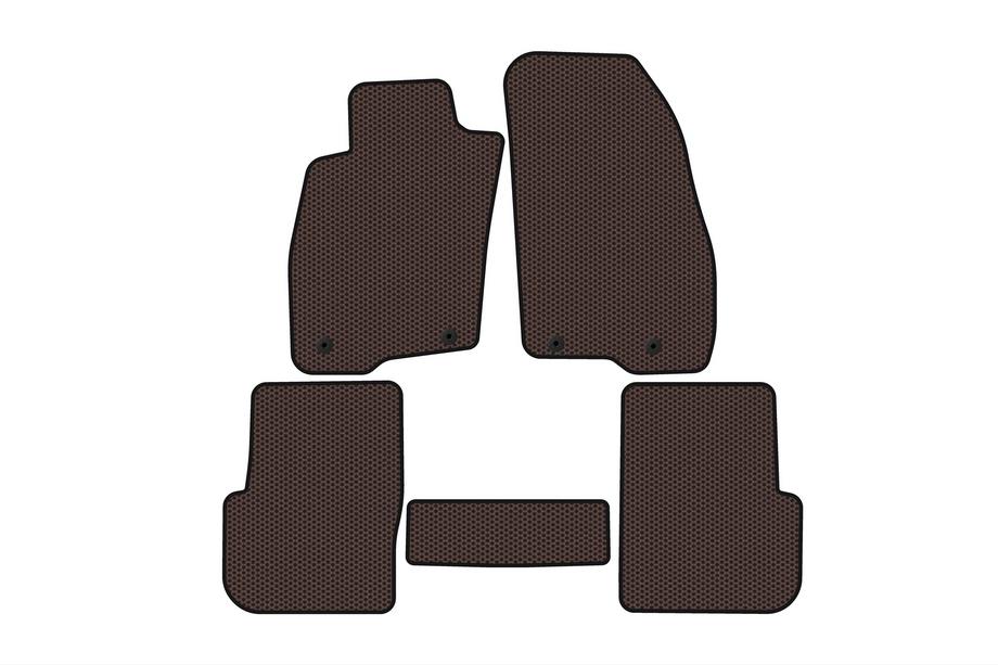 Alfa Romeo MiTo 2008-2018 Gummimatten Carsuit (Braun) Image