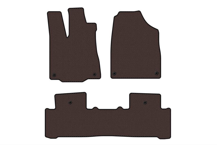 Acura MDX 2013-2020 Gummimatten Carsuit (2 Reihen, braun) Image