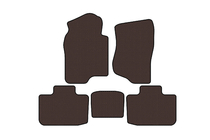 Cadillac Escalade 2007-2014 Gummimatten Carsuit (2 Reihen, braun) Foto 1