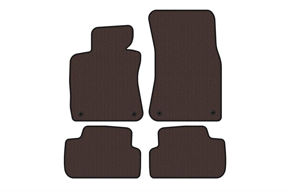 BMW 6 Series E63/E64 2003-2010 Gummimatten Carsuit (Braun) Image