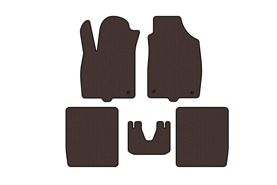 Fiat Panda 2003-2011 Gummimatten Carsuit (Braun) Image