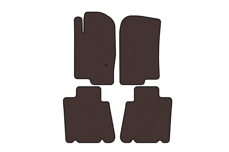 Ford Explorer 2001-2005 Gummimatten Carsuit (2 Reihen, braun) Image