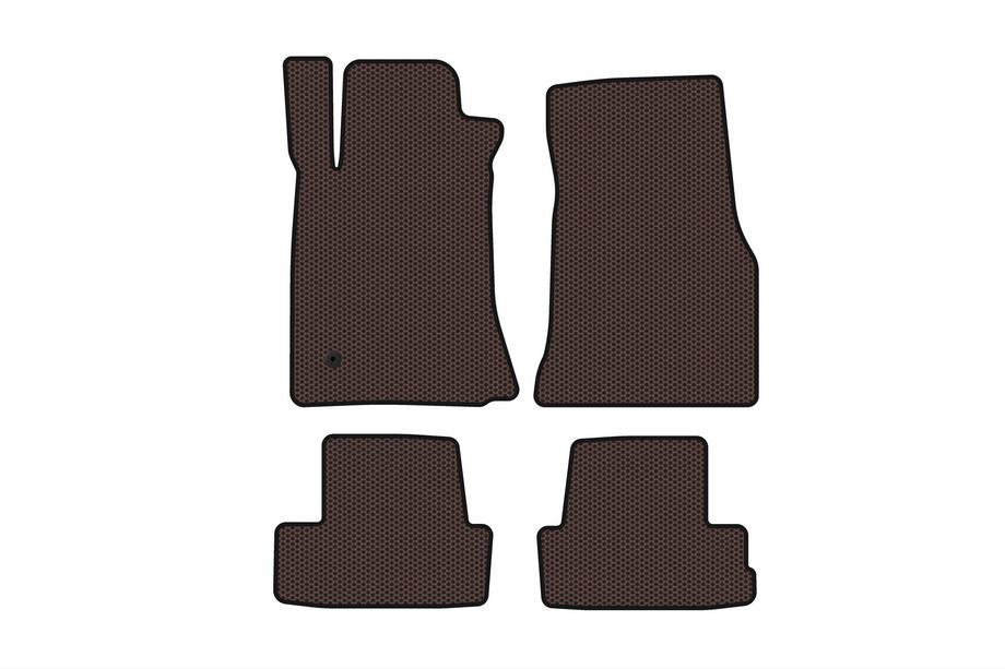 Ford Mustang 2005-2014 Gummimatten Carsuit (2005-2009, GT, Coupe, braun) Foto 1