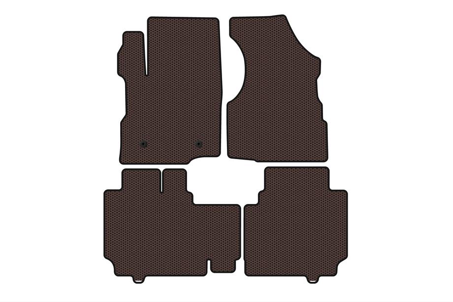 Chevrolet Equinox 2009-2016 Gummimatten Carsuit (2015-2017, braun) Image