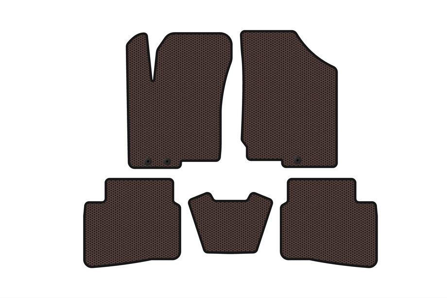 Kia Forte 2008–2024 Gummimatten Carsuit (2008-2012, braun) Image