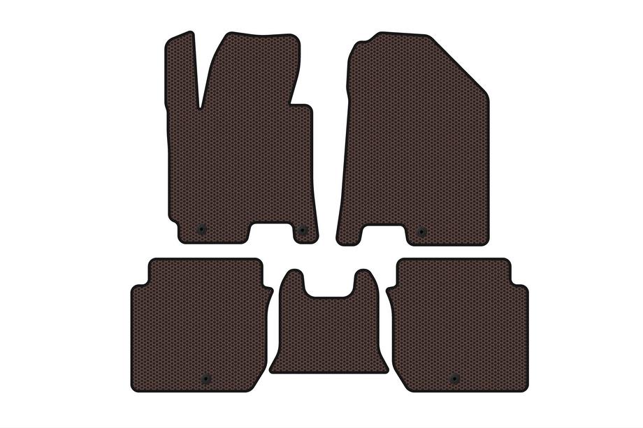 Kia Forte 2008–2024 Gummimatten Carsuit (2016-2018, braun) Image