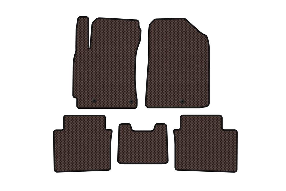 Kia Forte 2008–2024 Gummimatten Carsuit (2018-2021, Braun) Foto 1