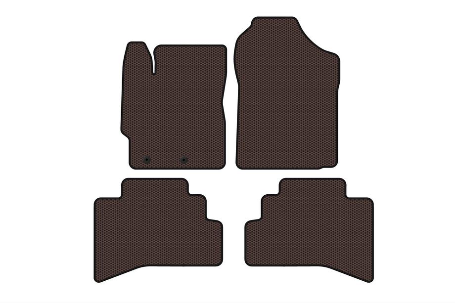 Toyota Prius C 2012-2019 Gummimatten Carsuit (Braun) Image