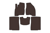 Ford Explorer 2011-2019 Gummimatten Carsuit (2015-2017, 2 Reihen, 7-Sitzer, braun) Foto 1
