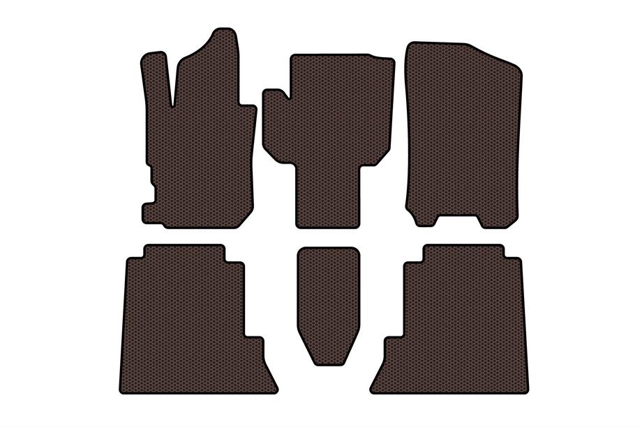 Honda FR-V 2004-2009 Gummimatten Carsuit (Braun) Image