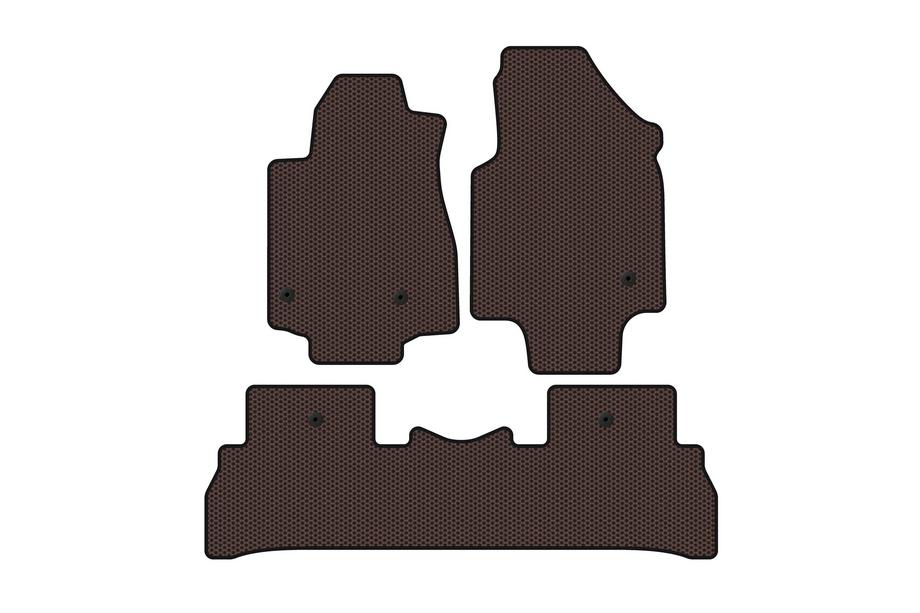Honda Pilot 2008-2015 Gummimatten Carsuit (2008-2012, 7-Sitzer, braun) Foto 1